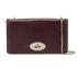 Bayswater Clutch, &pound;290, Handbags, Burgundy, Leather, Front view